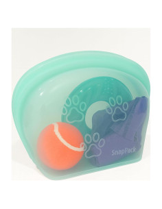 Bolsa de Silicona Reutilizable SnapPack 1000ml Verde Azulado