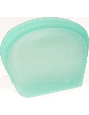 Bolsa de Silicona Reutilizable SnapPack 1000ml Verde Azulado