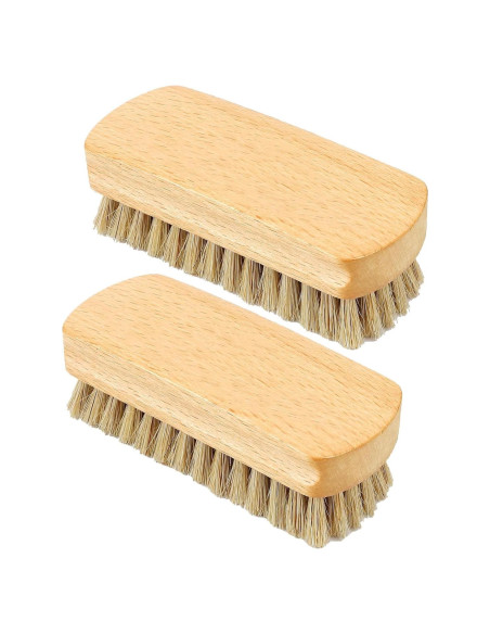 2 Cepillos de Madera para Lavar Verduras QuZCarious 10.9cm