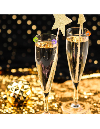 18 Marcadores de Copas de Vino Silicona FdcLixuvol - 3 Formas