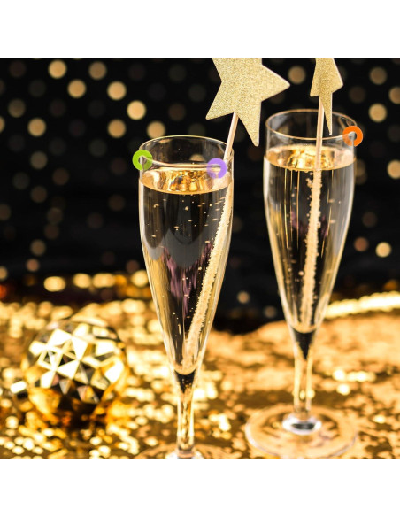 18 Marcadores de Copas de Vino Silicona FdcLixuvol - 3 Formas