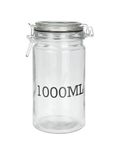 Tarro de Almacenamiento de Vidrio Koop 1000ml con Tapa Clip