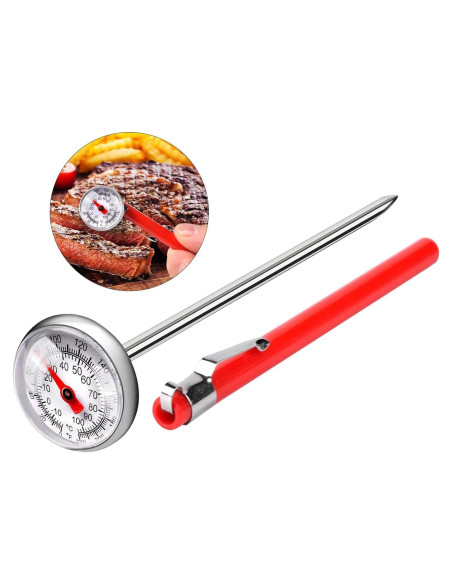 Termómetro de carne Hawgiman 15.24 cm, medición 0-104C