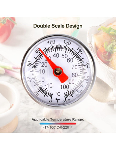 Termómetro de carne Hawgiman 15.24 cm, medición 0-104C