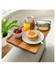 Mesa de Brazo de Sofá Plegable Complete Provisions XL 40.1x30cm
