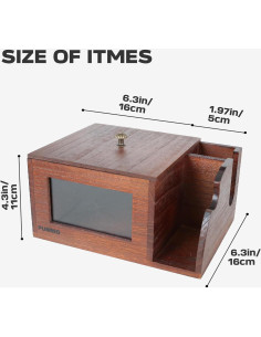 Soporte para Filtros de Café PUNNIO CFH-F de Madera Maciza 2