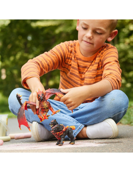 Figura de Perro Hell Hound Schleich 18 cm - Juguete de Fantasía