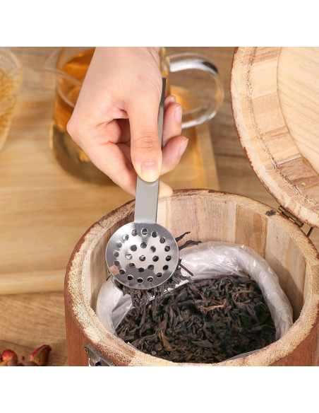 4 Pinzas Exprimidor de Bolsas de Té Gifthub Acero Inoxidable