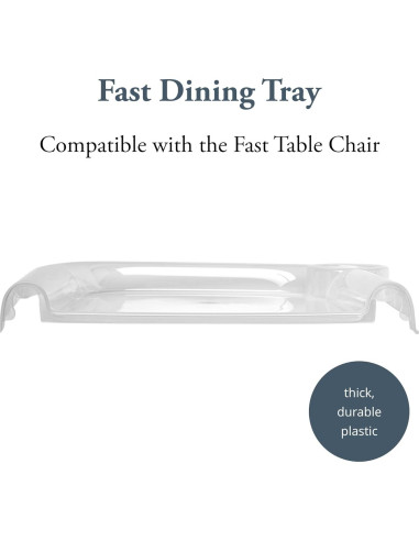 Bandeja de Comedor Rápida Inglesina Plus - 44.5x31.8 cm - Libre de BPA