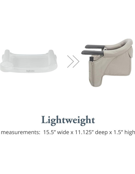 Bandeja de Comedor Rápida Inglesina Plus - 44.5x31.8 cm - Libre de BPA