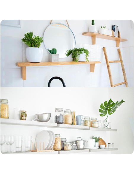 Canasta de Almacenamiento Bajo Estante PATIKIL 33x26x12cm - Paquete de 6