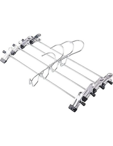 Perchas Apilables Tosnail 15 Piezas con Clips Antideslizantes