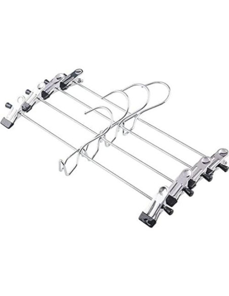 Perchas Apilables Tosnail 15 Piezas con Clips Antideslizantes