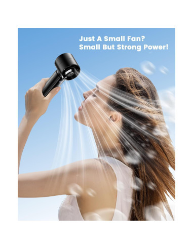 Ventilador Portátil de Mano coldSky YF09, Batería 4000mAh, 5 Velocidades