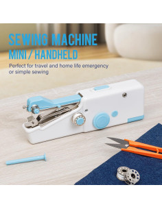 Máquina de Coser Portátil Aorsewynn CS101 Mini para Principiantes 2