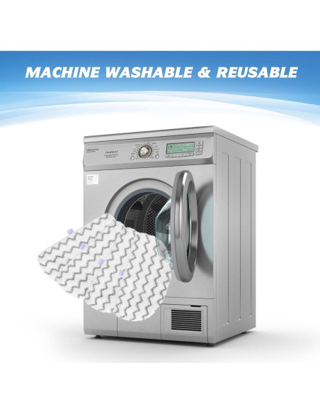 Paños de Reemplazo Tidy Monster para Mop de Vapor Bissell 4 Unidades