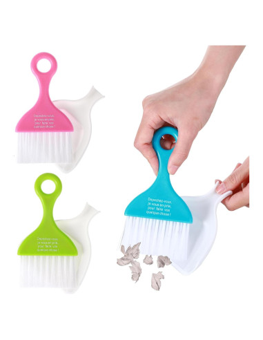 Juego de Mini Recogedor y Escoba Gjinxi 3 Pcs Colores