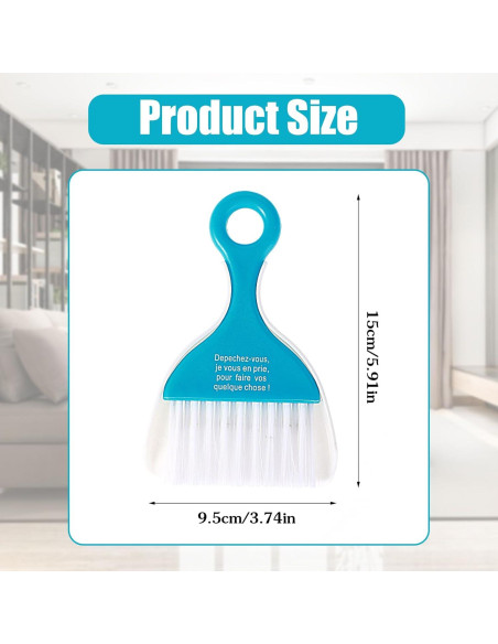 Juego de Mini Recogedor y Escoba Gjinxi 3 Pcs Colores