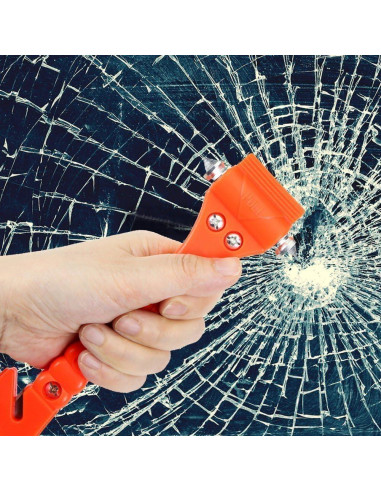 Martillo de Seguridad LOYMR 2 en 1 para Automóvil - Escape Rápido