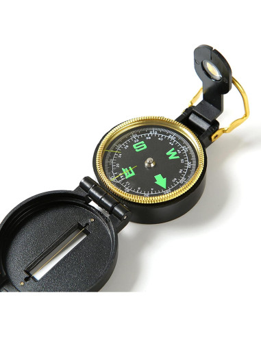 Brújula Militar Multifuncional Encho para Camping y Supervivencia