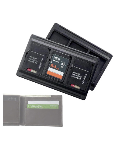 Funda Minimalista para 3 Tarjetas SD - Protector EDC Unisex
