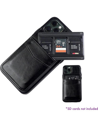 Funda Minimalista para 3 Tarjetas SD - Protector EDC Unisex