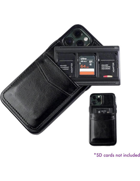 Funda Minimalista para 3 Tarjetas SD - Protector EDC Unisex
