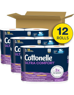 Papel Higiénico Cottonelle Ultra Comfort 12 Rollos Mega Familia 2