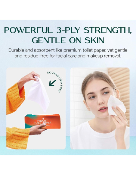 Papel Higiénico de Bambú Palm Naki - 3 Capas, 375 Hojas