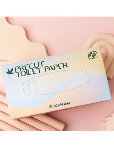 Papel Higiénico de Bambú Palm Naki - 3 Capas, 375 Hojas