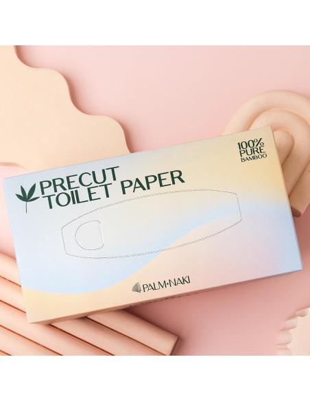 Papel Higiénico de Bambú Palm Naki - 3 Capas, 375 Hojas