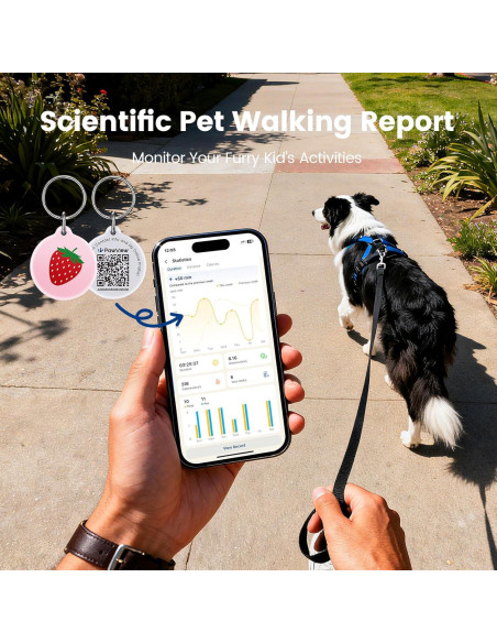 Etiqueta QR Inteligente PawView para Mascotas - Protección y Salud