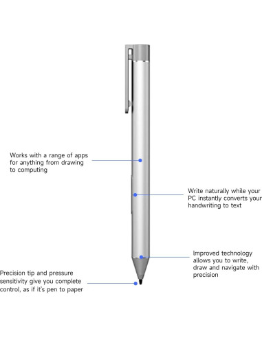 Lápiz óptico HP Stylus Active Pen 839082-003 para Elite x2 G1 G2