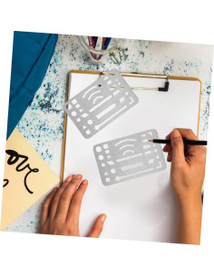 Escudos de Borrado de Acero Inoxidable NUOBESTY 6 Piezas 2