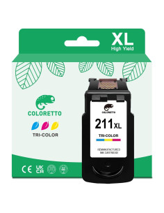 Cartucho de Tinta Color COLORETTO 211XL para Canon