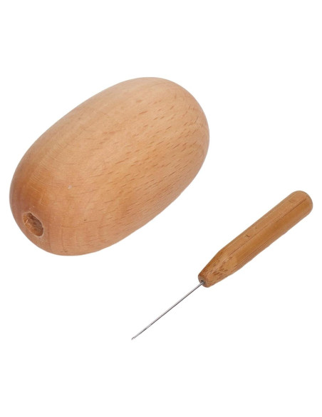 Huevo de Zurcir de Madera Yosoo para Costura en Casa