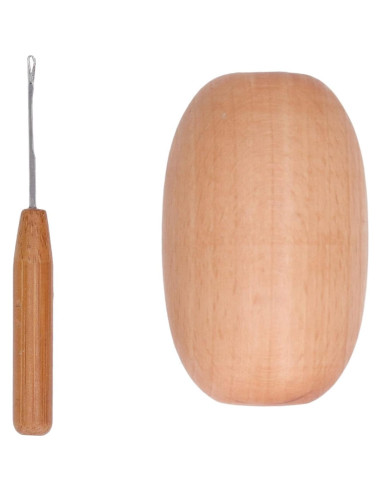 Huevo de Zurcir de Madera Yosoo para Costura en Casa