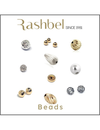 Canasta colgante 4 garras plata esterlina 925 8 mm - 3 Pcs