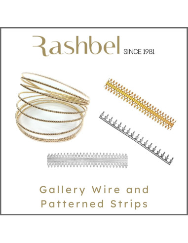 Canasta colgante 4 garras plata esterlina 925 8 mm - 3 Pcs