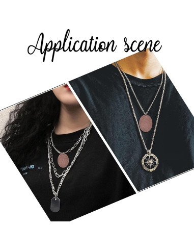 Etiquetas Metálicas Ovaladas PandaHall 40pcs para Joyería DIY