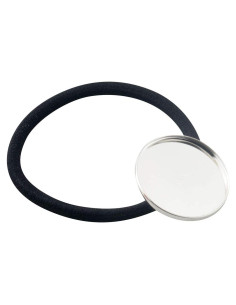 Banda para el cabello ALLinONE con marco de cabochón 25mm plata