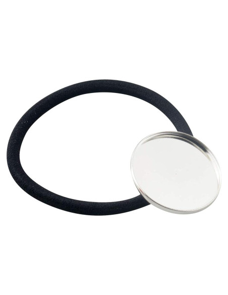 Banda para el cabello ALLinONE con marco de cabochón 25mm plata