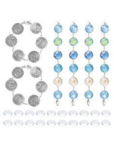 Kit de Fabricación de Pulseras DICOSMETIC 6 Piezas Platino