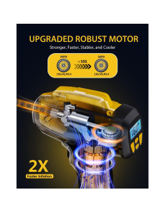 Compresor de Aire Portátil KeenPower 21V 160PSI Inflador Neumáticos 2