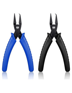 Pinzas de Anillo Abierto Honoson - 14 cm, Acero al Carbono, 2 Piezas