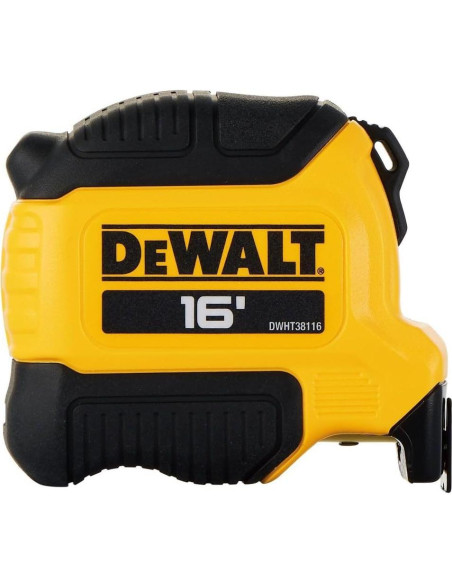 Cinta Métrica DEWALT Atomic Compact 4.9 m con Freno de Dedo