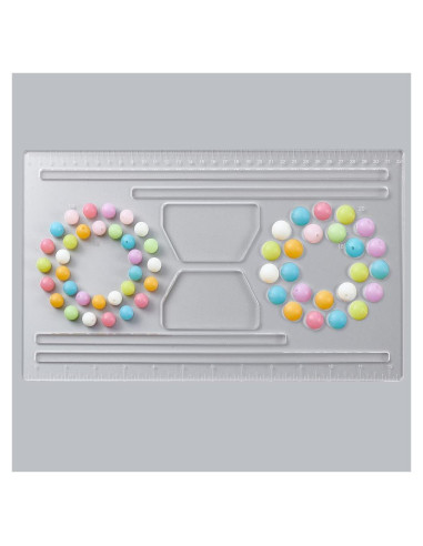 Tablero Organizador de Perlas Acrílico BENECREAT 33x20cm