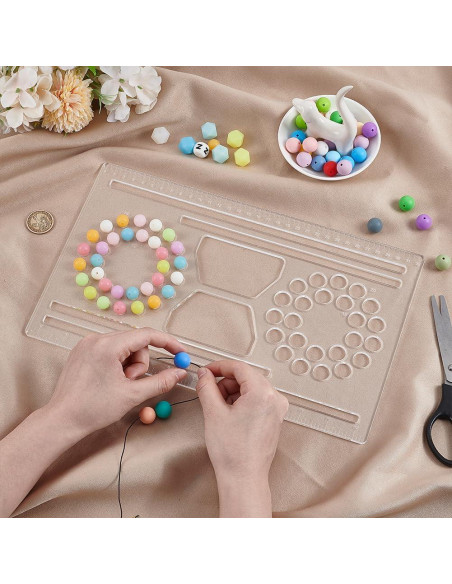 Tablero Organizador de Perlas Acrílico BENECREAT 33x20cm