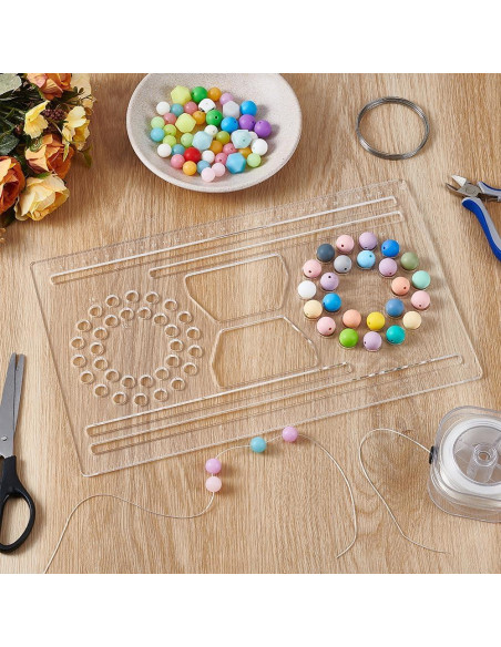 Tablero Organizador de Perlas Acrílico BENECREAT 33x20cm