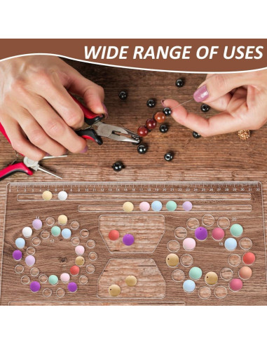 Tablero Organizador de Perlas Acrílico BENECREAT 33x20cm